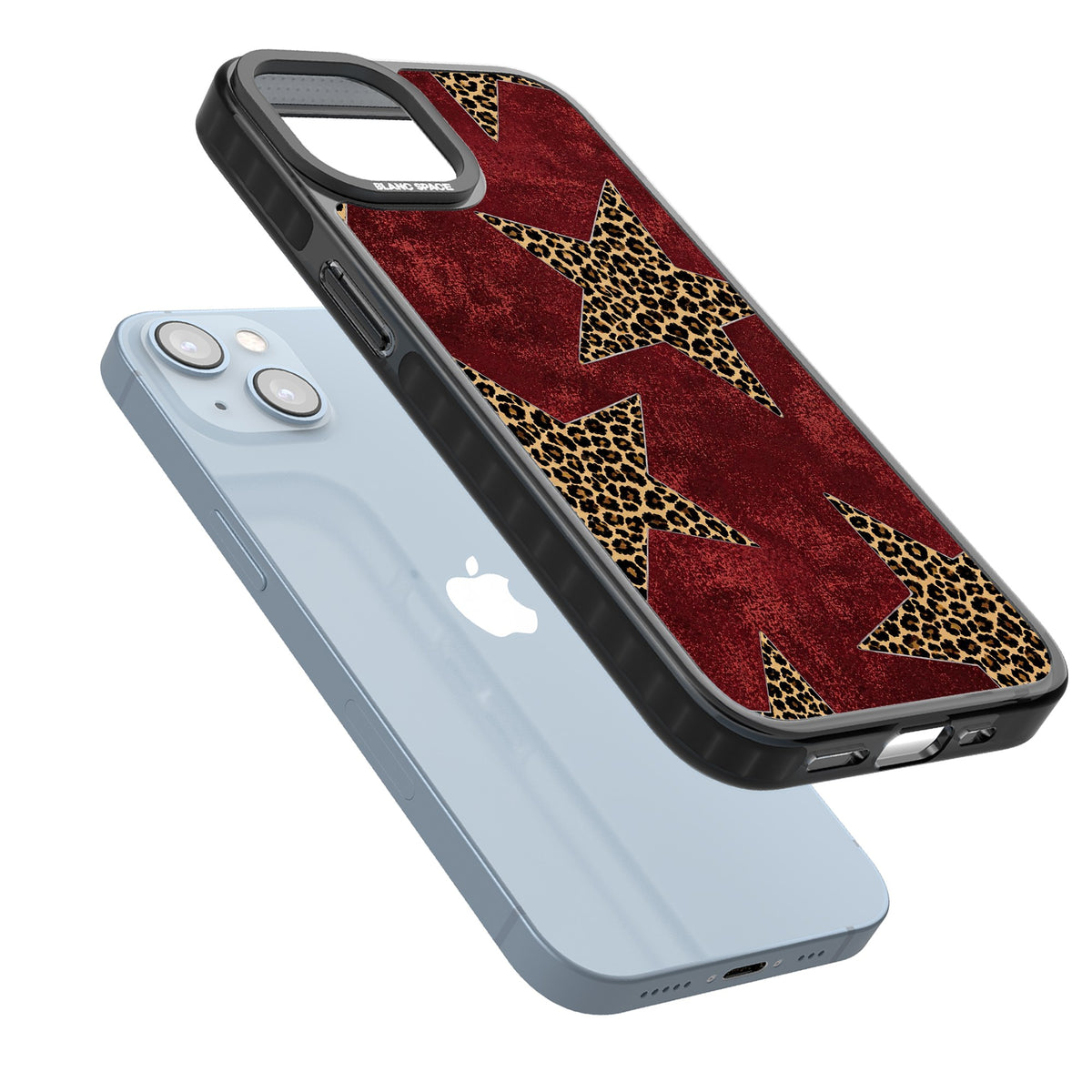 Showgirl iPhone 12 / 12 Pro / iPhone 13 / iPhone 14 / iPhone 14 Plus / iPhone 15 / iPhone 15 Plus Impact Black Phone Case angled