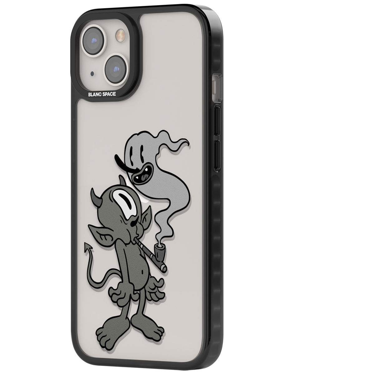 Pipe Goblin iPhone 12 / 12 Pro / iPhone 13 / iPhone 14 / iPhone 14 Plus / iPhone 15 / iPhone 15 Plus Impact Black Phone Case side