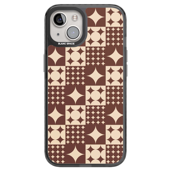 Mid Century Brown Checked