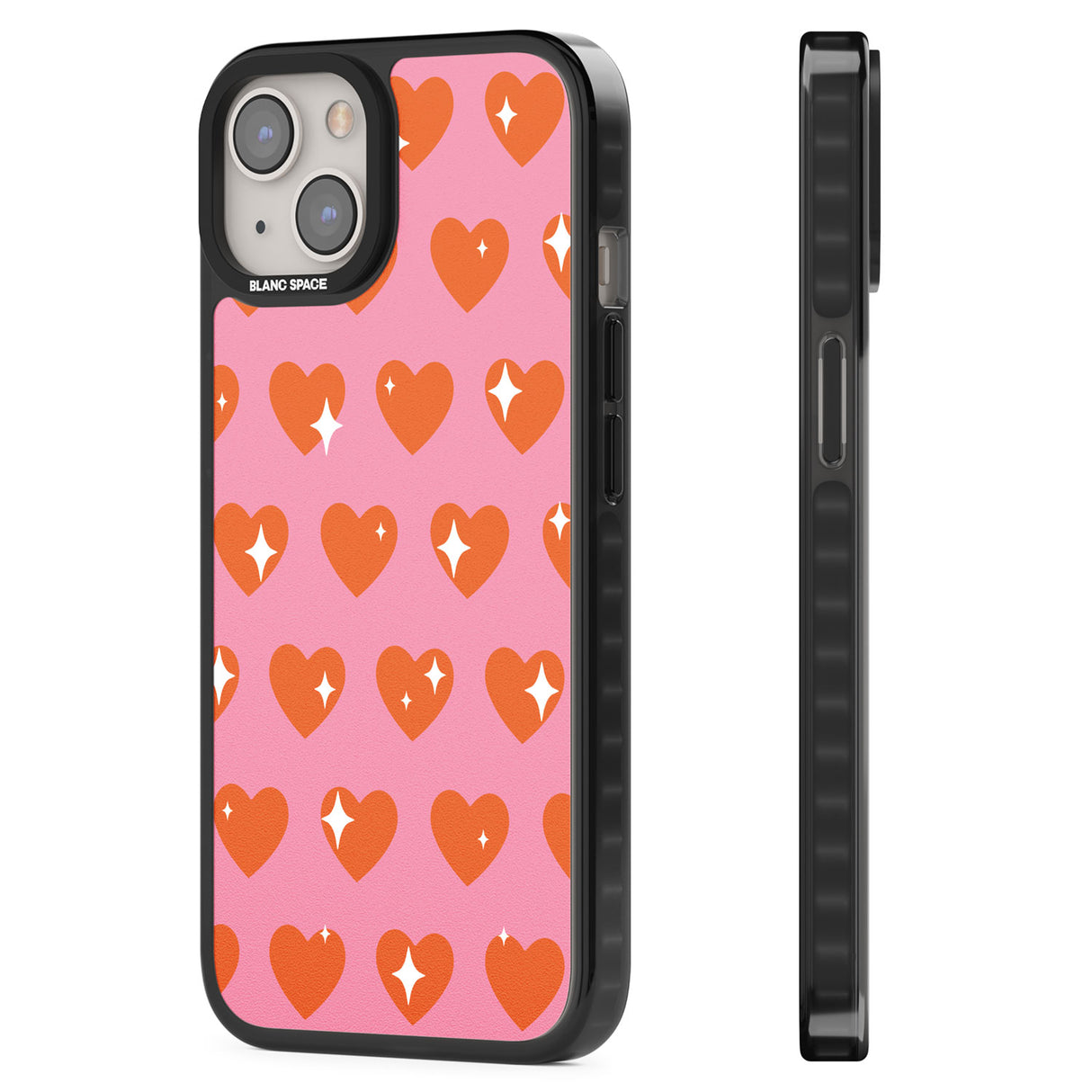 Sweet Hearts (Sunset) Black Impact Phone Case for iPhone 13, iPhone 14, iPhone 15