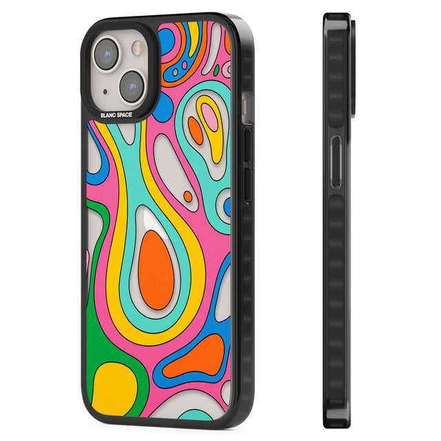 Dreams & Grooves Black Impact Phone Case for iPhone 13, iPhone 14, iPhone 15