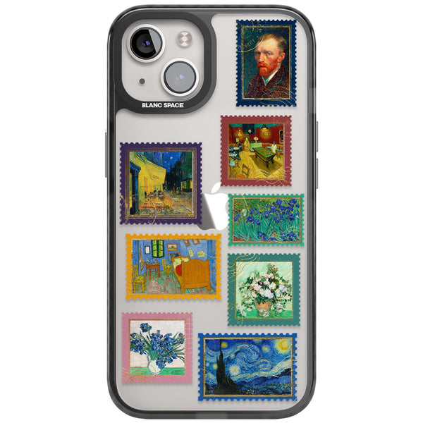 Coloured Vintage Art Stamps
