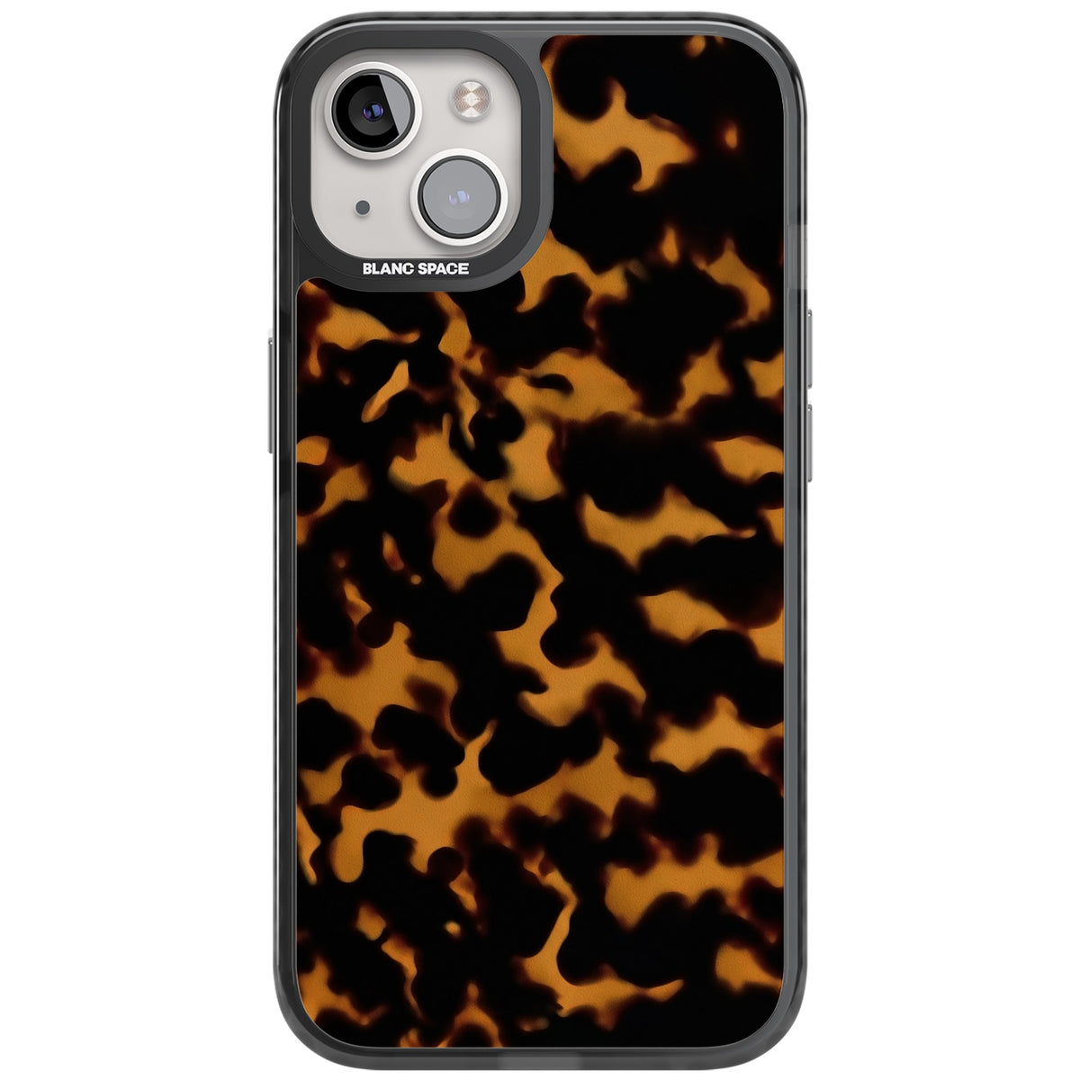 Amber Tortoise iPhone 12 / 12 Pro / iPhone 13 / iPhone 14 / iPhone 14 Plus / iPhone 15 / iPhone 15 Plus Impact Black Phone Case front