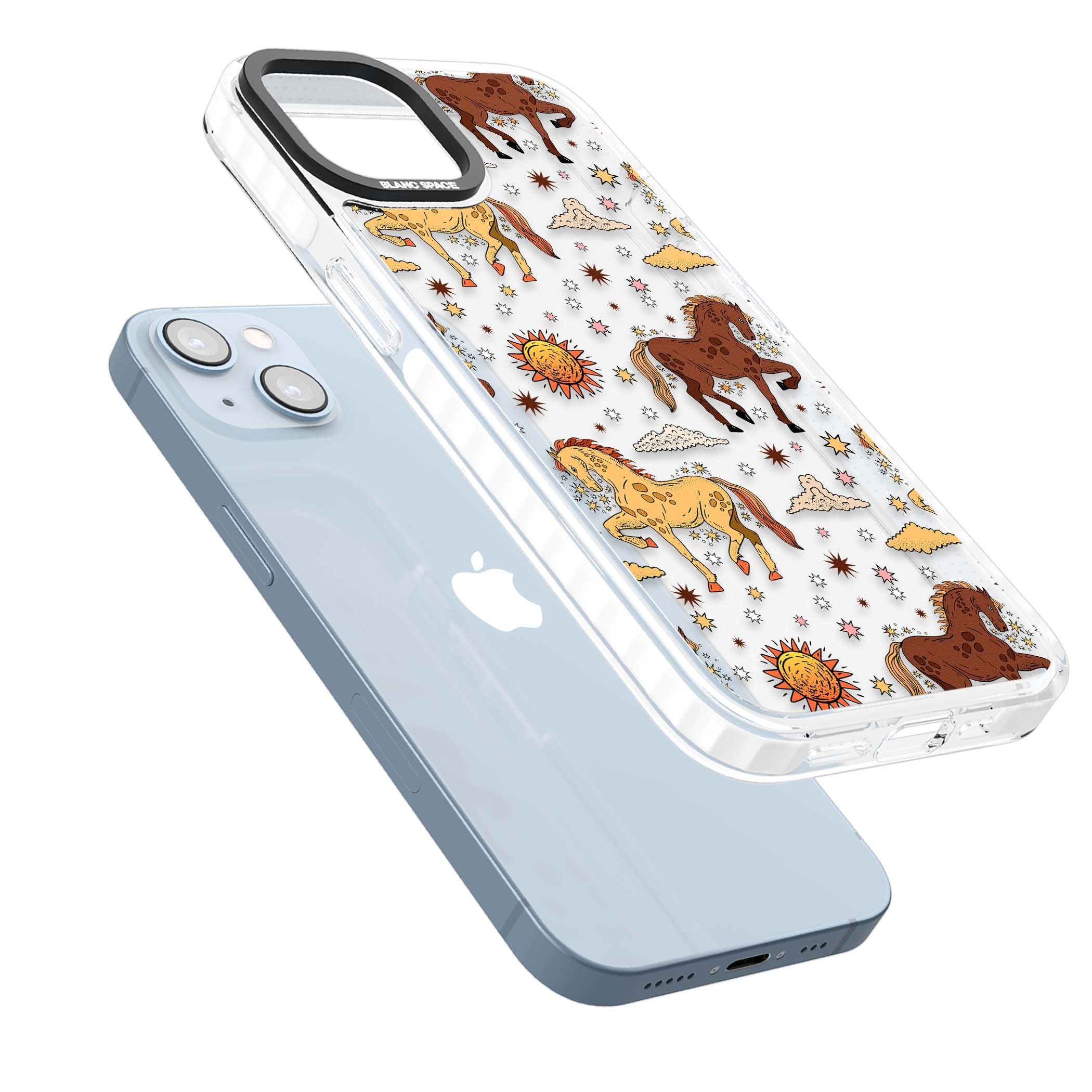 Elevate Your Phone'S Style With This Boho Celestial Sun & Eye Phone Case, Featuring A Mystical Blend Of Suns, All-Seeing Eyes, Butterflies, Stars, And