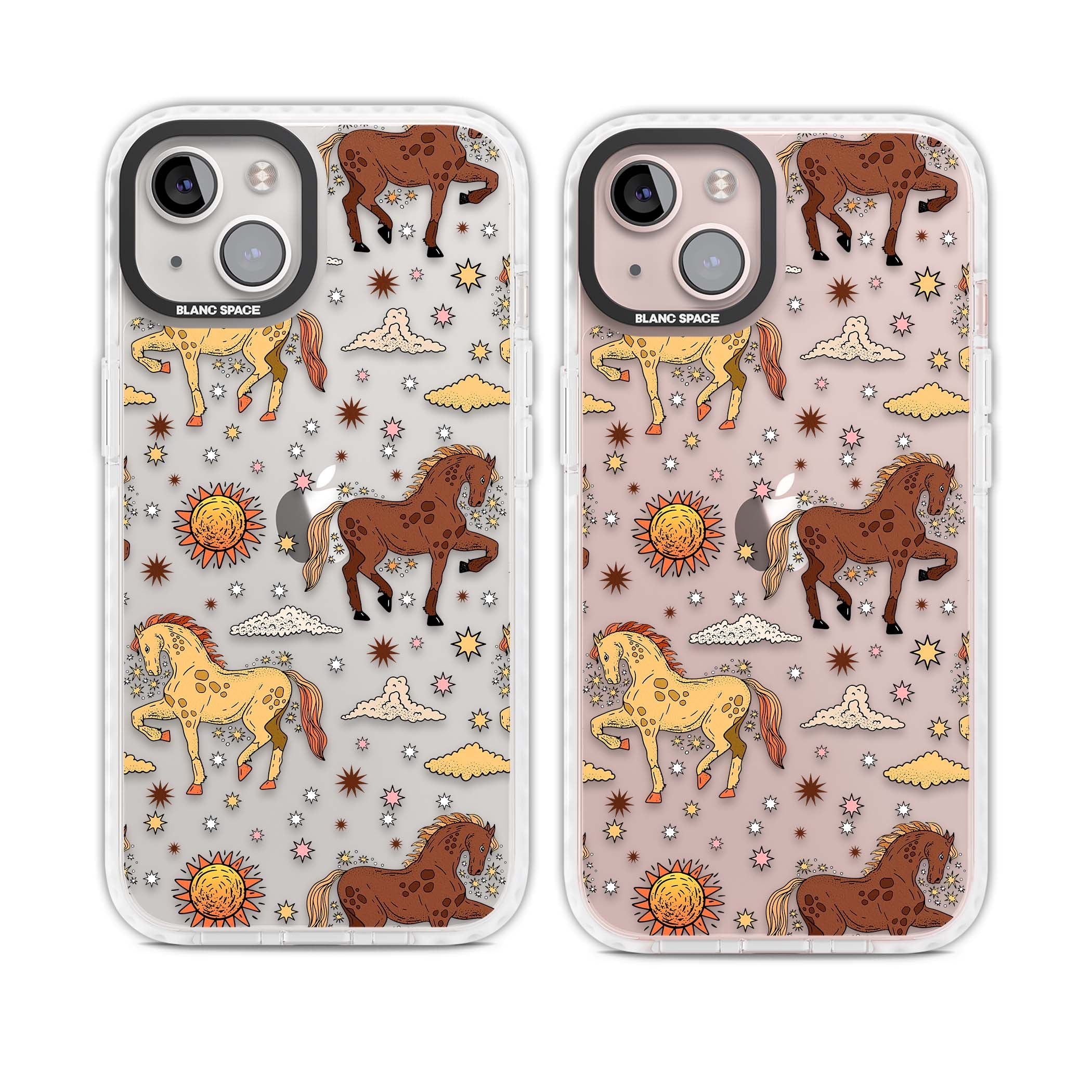 Elevate Your Phone'S Style With This Boho Celestial Sun & Eye Phone Case, Featuring A Mystical Blend Of Suns, All-Seeing Eyes, Butterflies, Stars, And