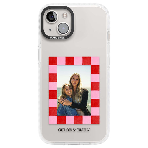 Personalised Bubblegum Check Photo
