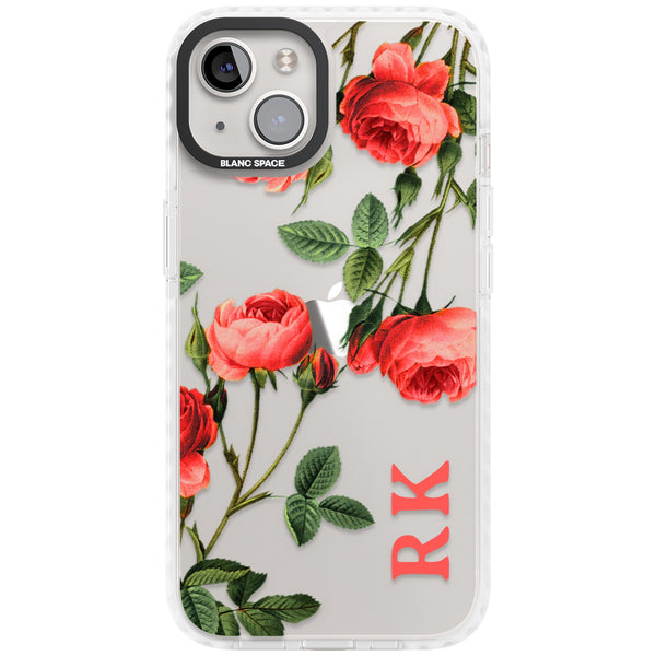 Personalised Vintage Floral Rose