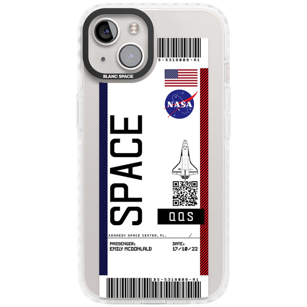 Personalised Nasa Boarding Pass (Light)