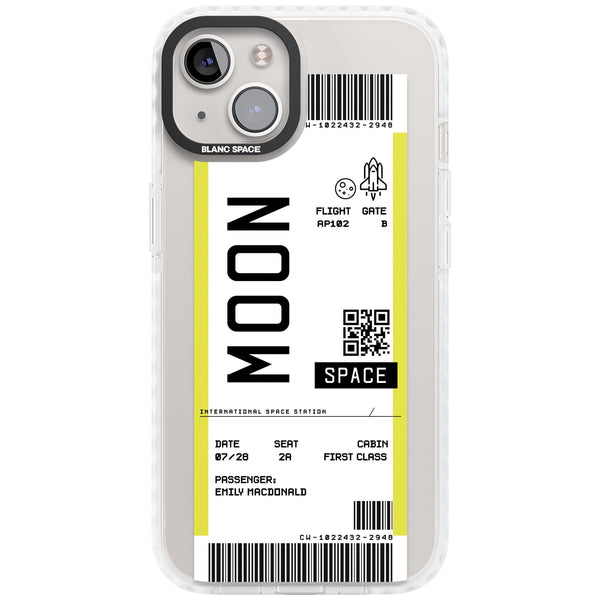 Personalised Moon Travel Ticket