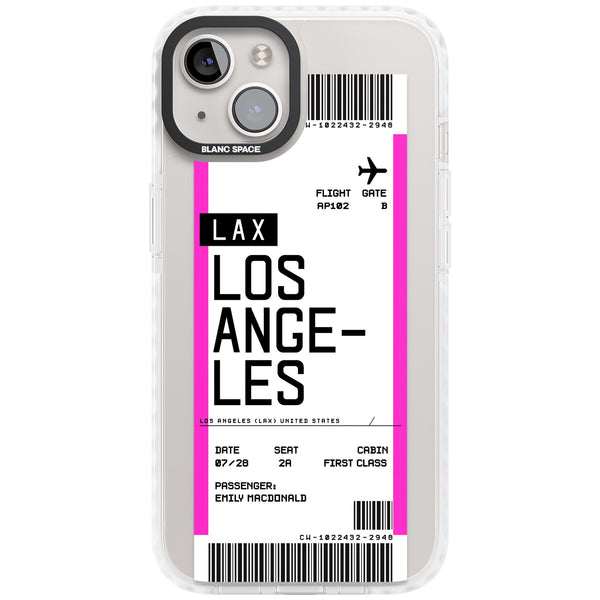Personalised Los Angeles Boarding Pass