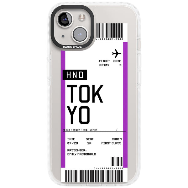 Personalised Tokyo Boarding Pass