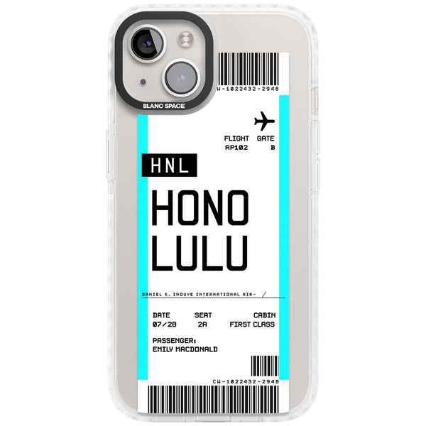 Personalised Honolulu Boarding Pass