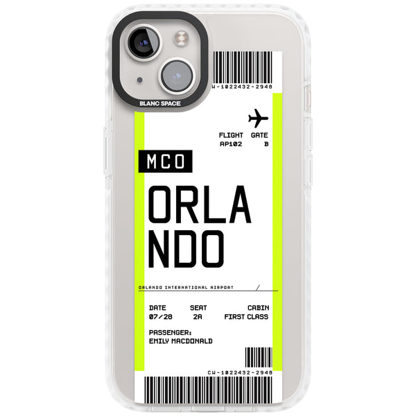 Personalised Orlando Boarding Pass