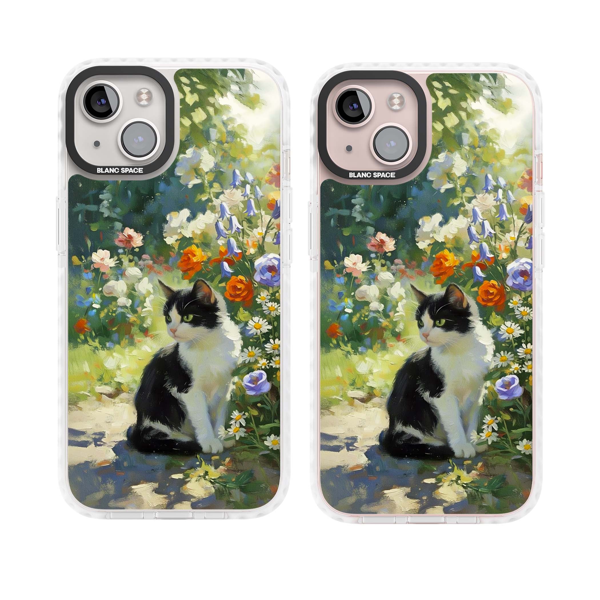 Cat In The Meadow for her iPhone case | Clear Impact case for iPhone 13, iPhone 14, iPhone 15