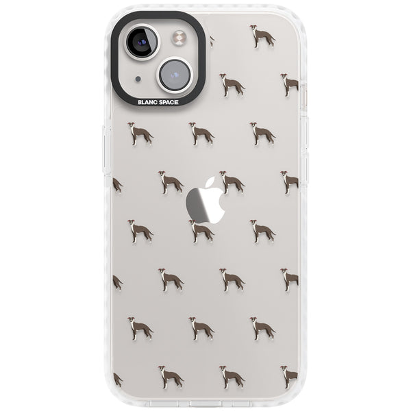 Whippet Dog Pattern Clear