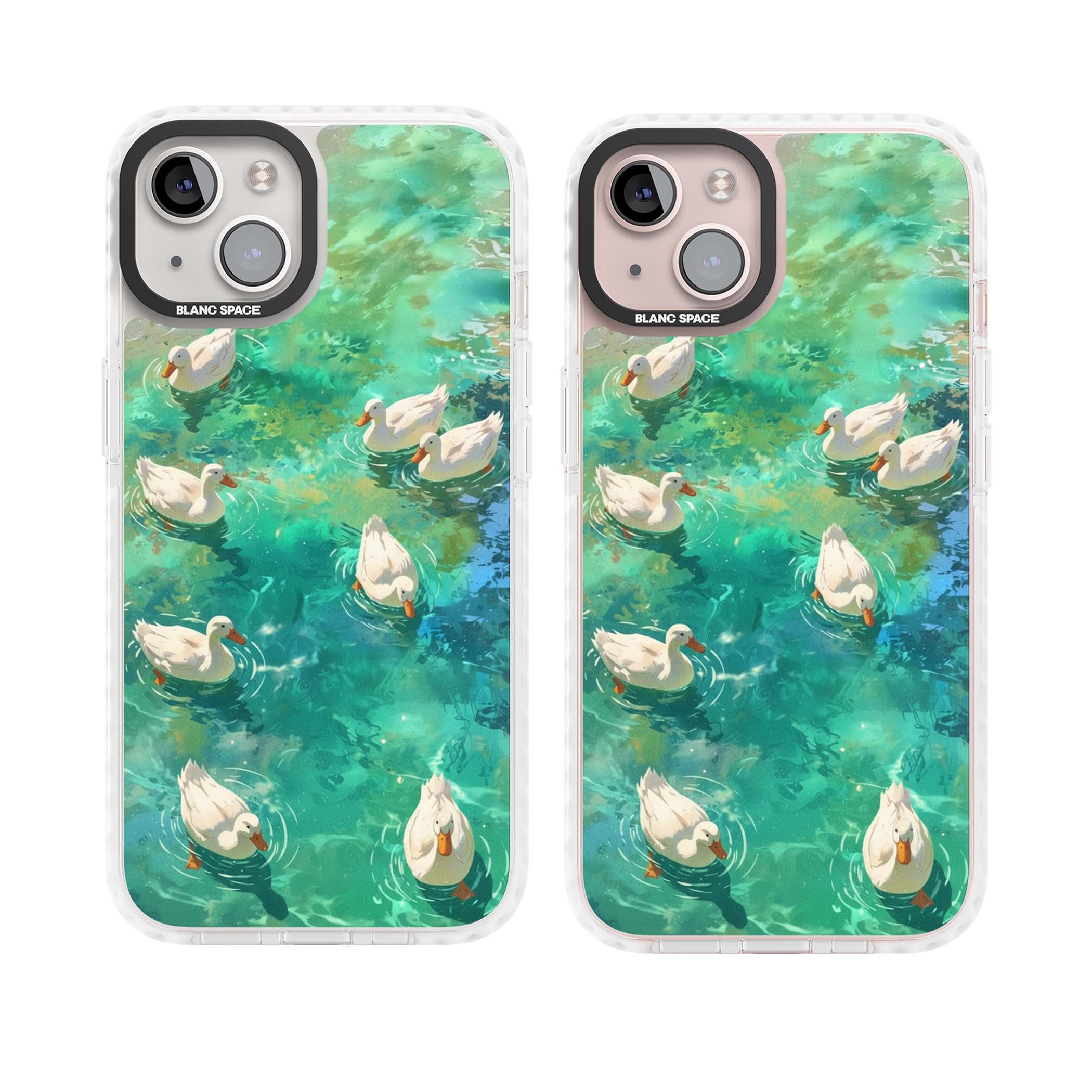 Ducks In The Pond for her iPhone case | Clear Impact case for iPhone 13, iPhone 14, iPhone 15