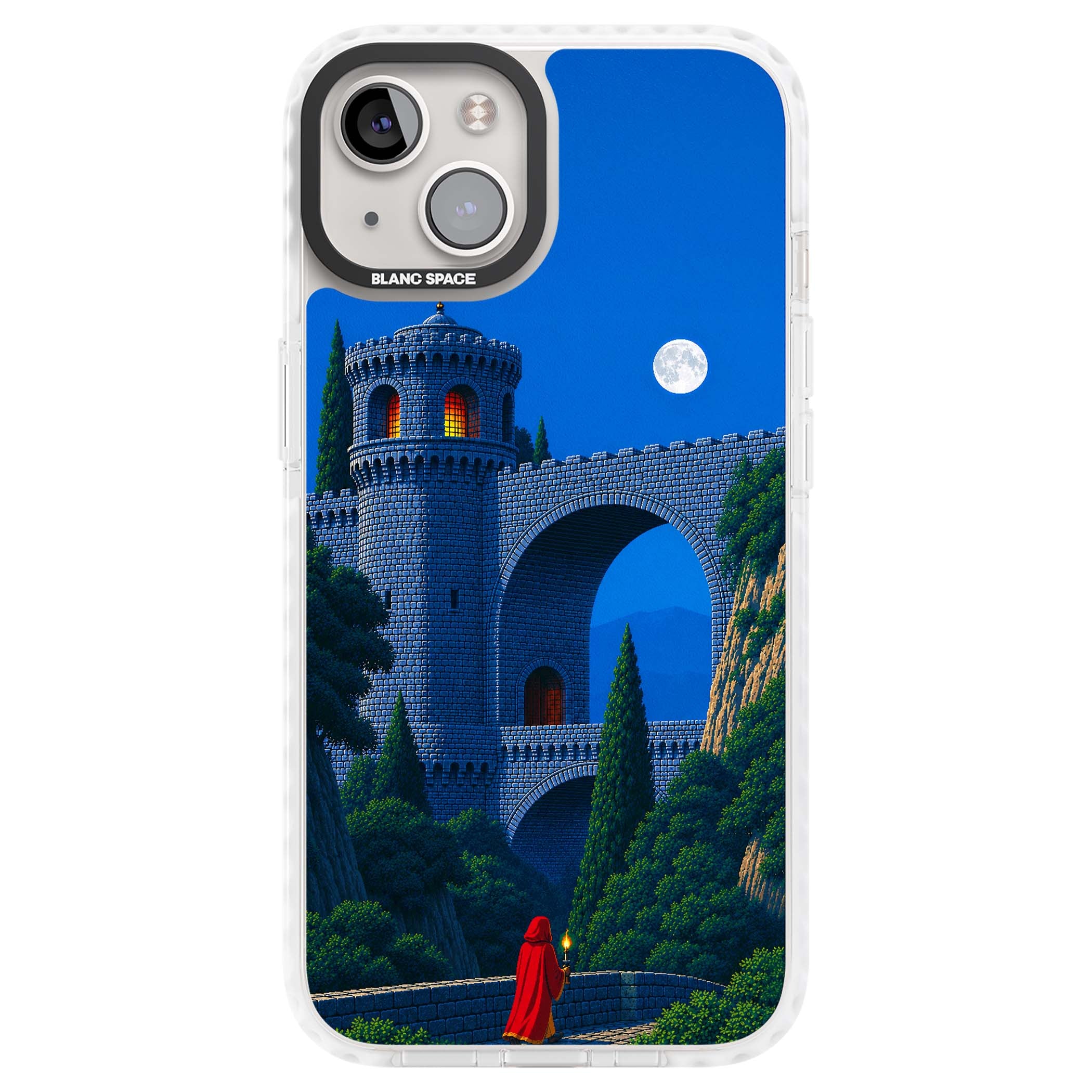 Castle Walls art iPhone case | Clear Impact case for iPhone 13, iPhone 14, iPhone 15