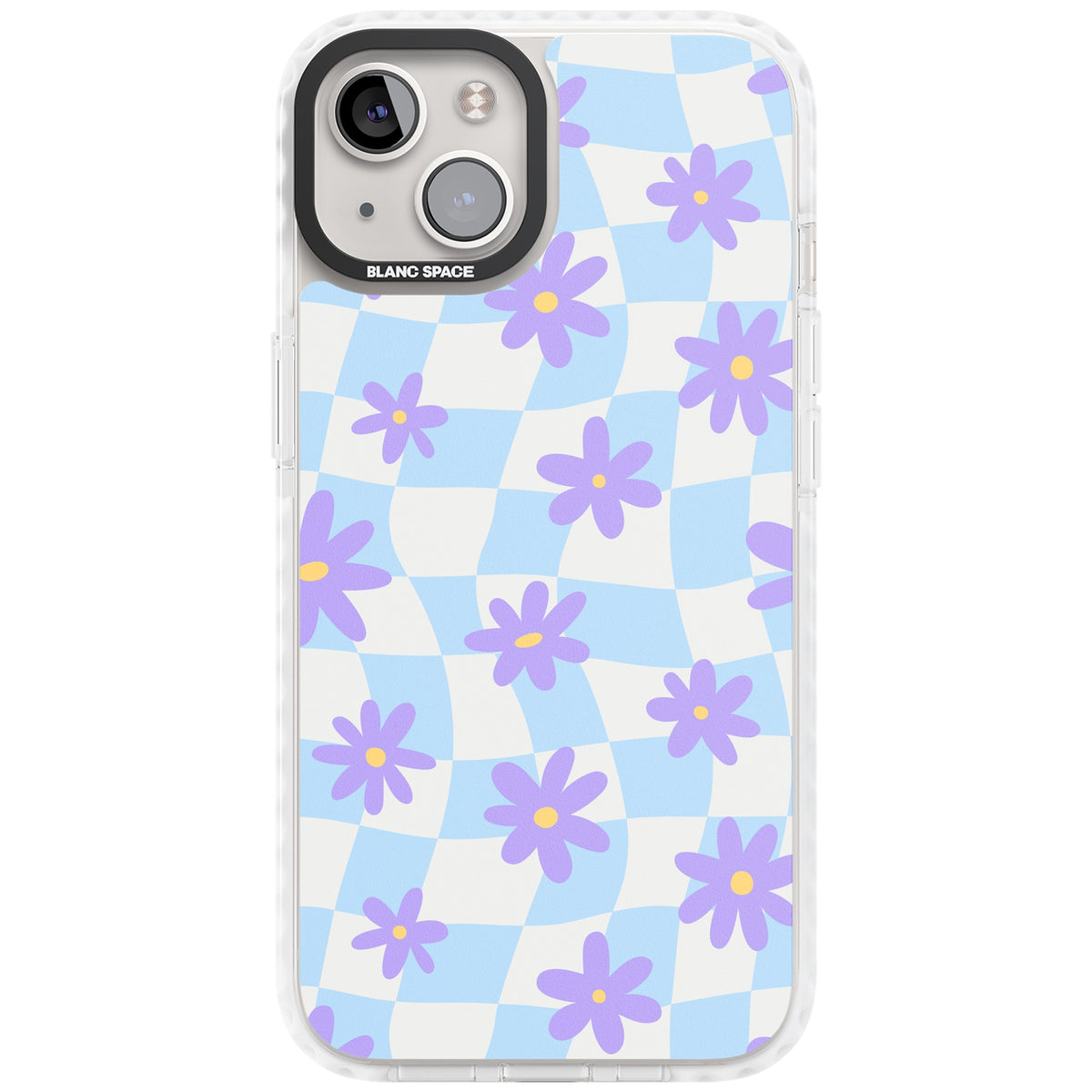 Serene Skies & Flowers iPhone 12 / 12 Pro / iPhone 13 / iPhone 14 / iPhone 14 Plus / iPhone 15 / iPhone 15 Plus Impact Clear Phone Case front