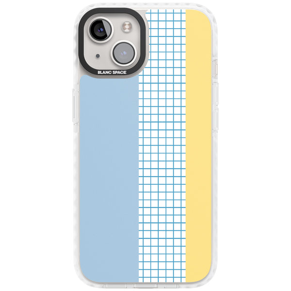 Abstract Grid Blue & Yellow