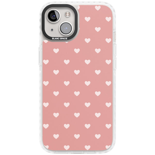 Small Heart Pattern: Pink