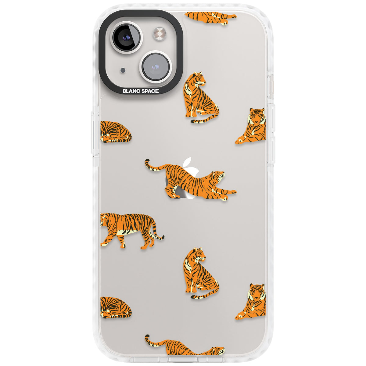 Tiger Lounge iPhone 12 / 12 Pro / iPhone 13 / iPhone 14 / iPhone 14 Plus / iPhone 15 / iPhone 15 Plus Impact Clear Phone Case front