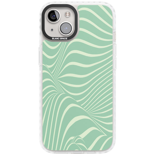 Mint Green Distorted Line