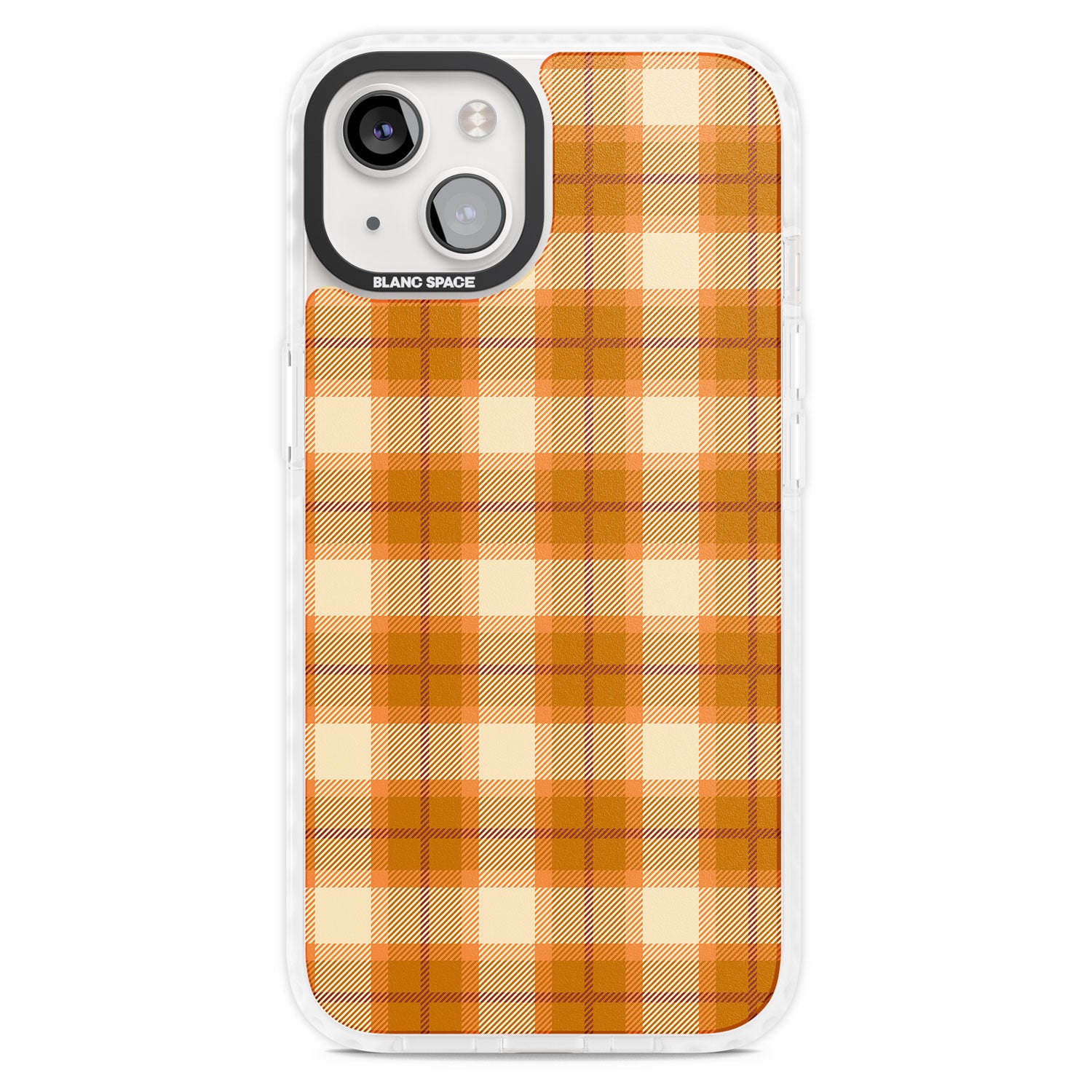 Pumpkin Plaid Magsafe Impact Phone Case for iPhone 13, iPhone 14, iPhone 15