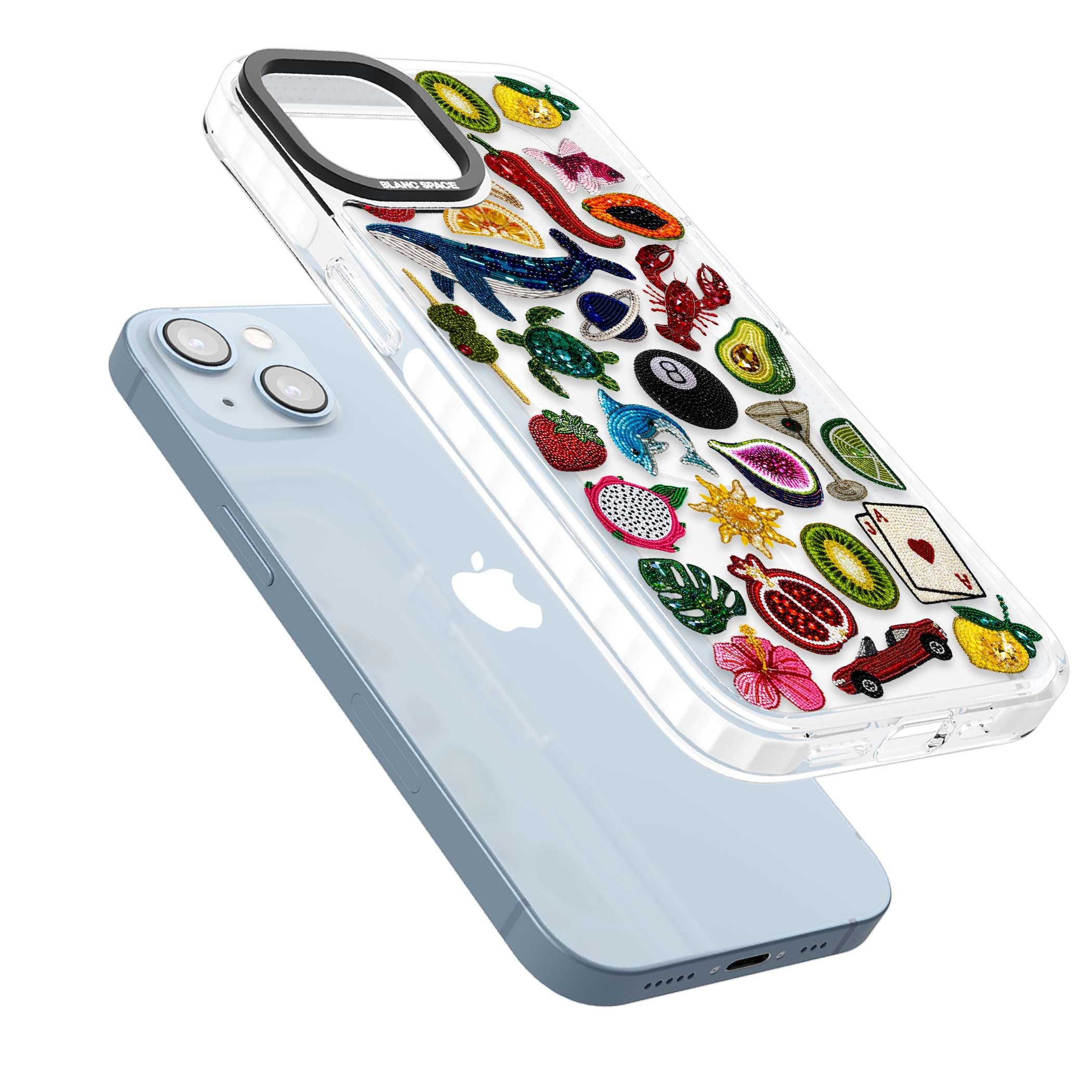 Beaded Mix cute iPhone case | Impact Magsafe case for iPhone 13, iPhone 14, iPhone 15