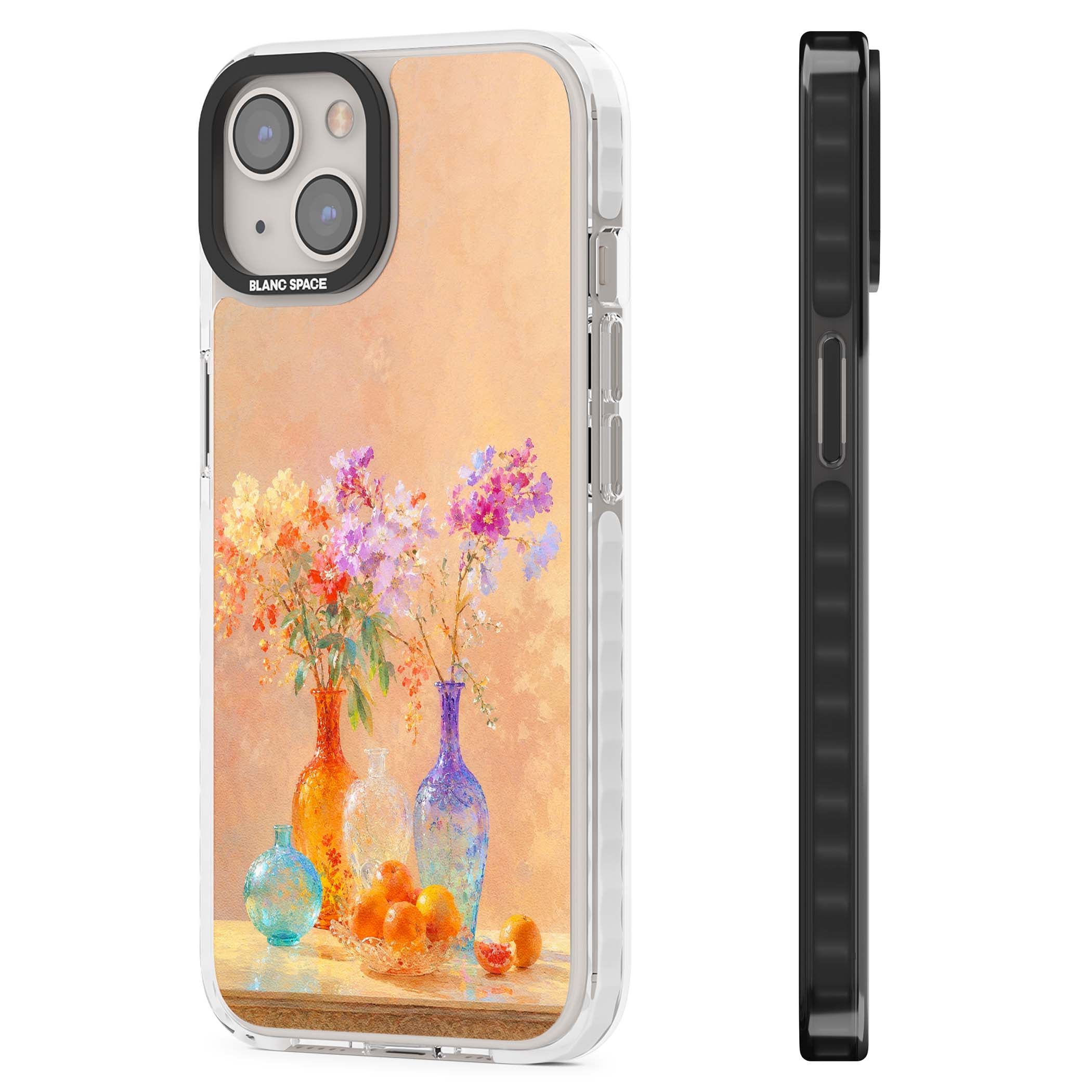 Peach Glass art iPhone case | Impact Magsafe case for iPhone 13, iPhone 14, iPhone 15