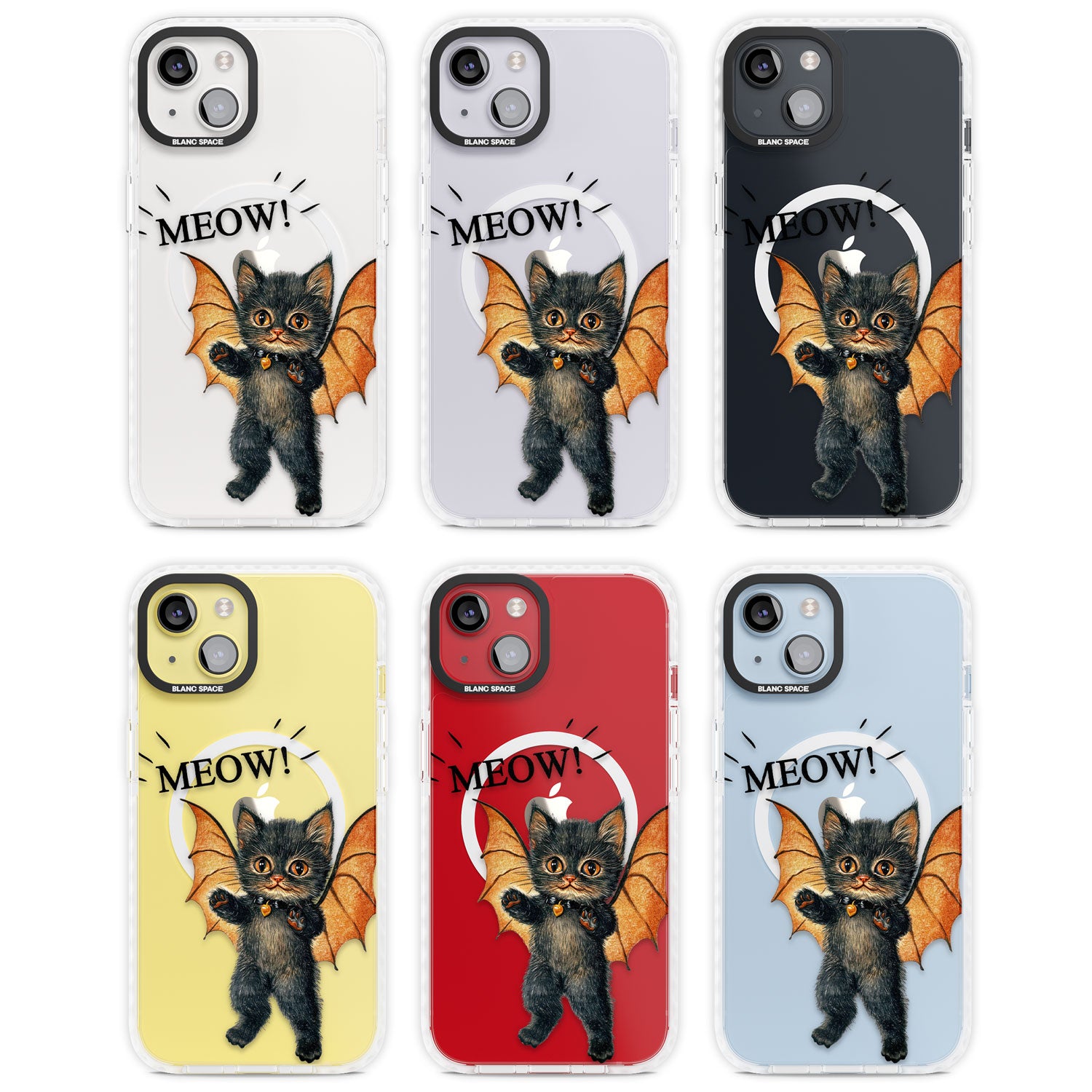 MEOW! Magsafe Impact Phone Case for iPhone 13, iPhone 14, iPhone 15