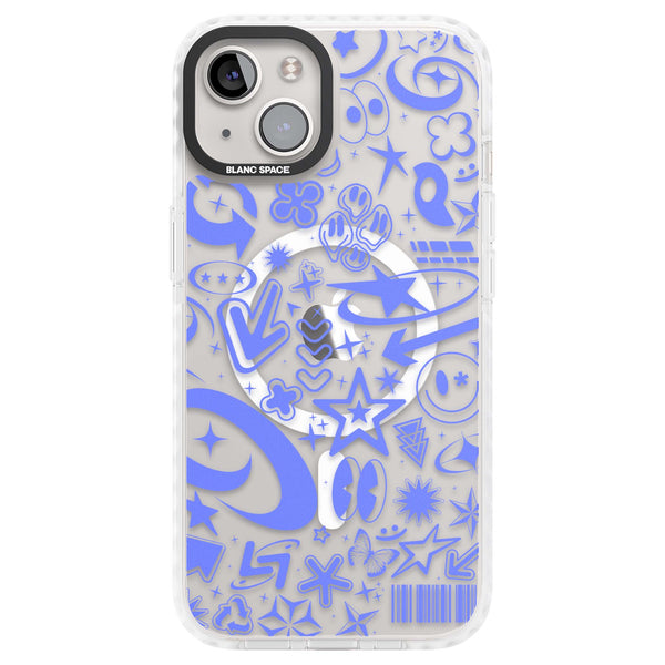 Baby Blue Y2K Pattern