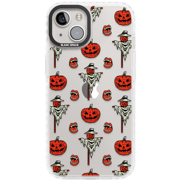 Retro Red Pumpkins & Scarecrows