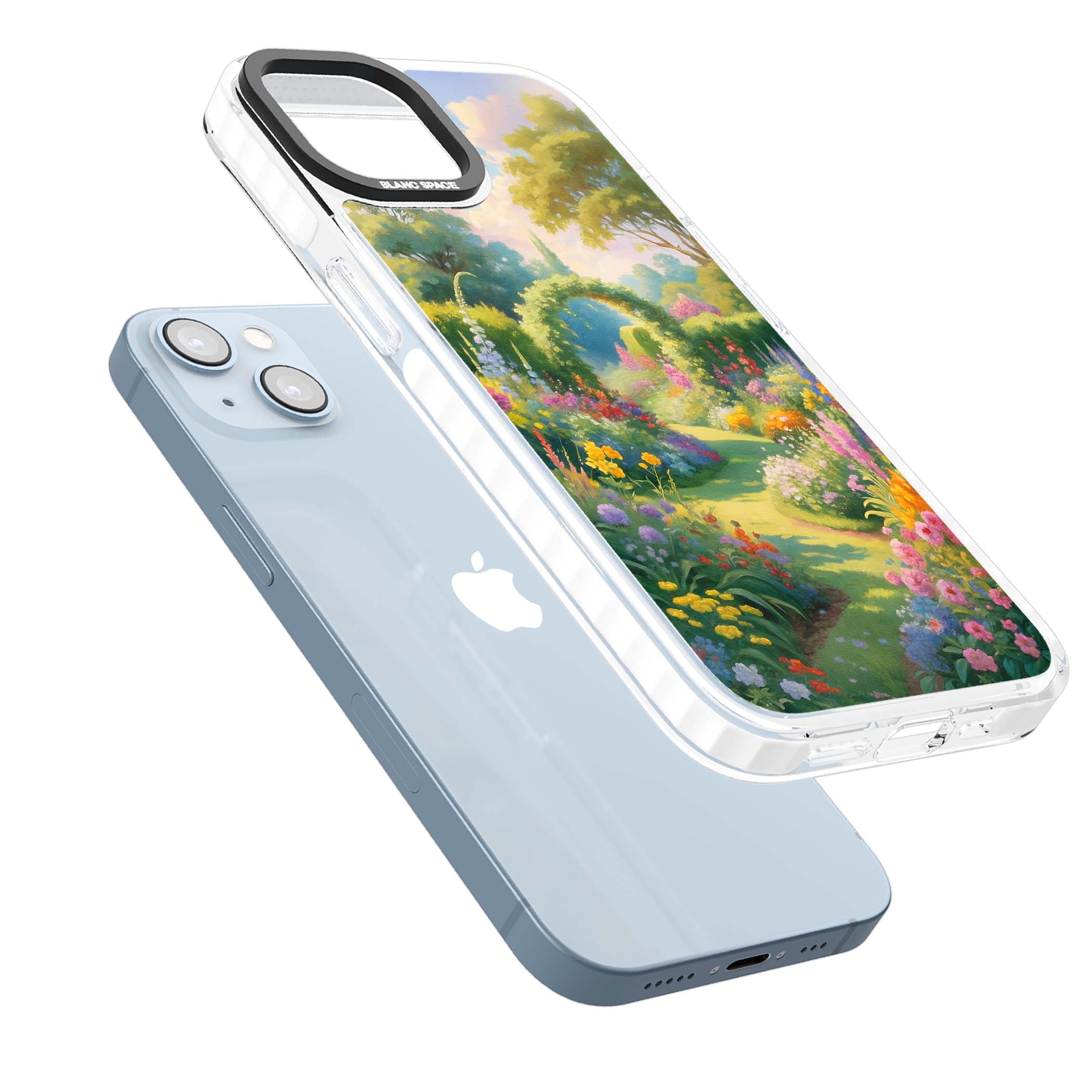 The Painter's Garden floral iPhone case | Clear Impact case for iPhone 13, iPhone 14, iPhone 15