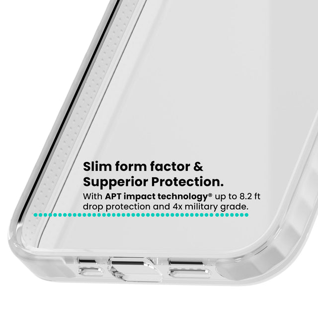 Earthtone Clear Geometric Grid Clear Impact Phone Case for iPhone 13, iPhone 14, iPhone 15