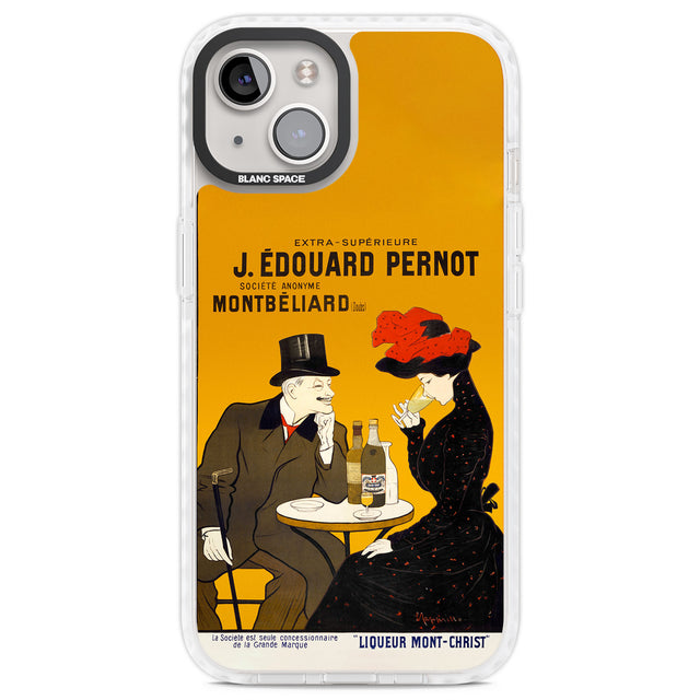 Absinthe, J.Edouard Pernot Poster Clear Impact Phone Case for iPhone 13, iPhone 14, iPhone 15