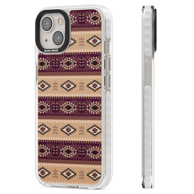 Western Poncho Clear Impact Phone Case for iPhone 13, iPhone 14, iPhone 15
