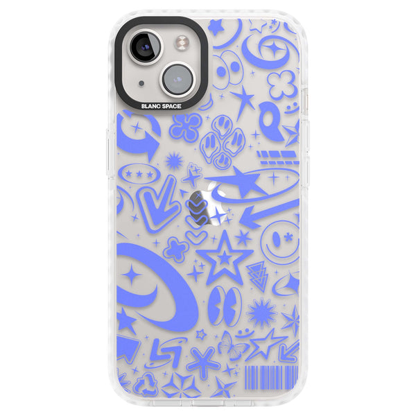 Baby Blue Y2K Pattern