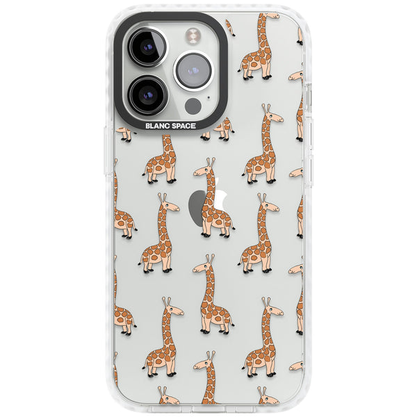 Cute Giraffe Pattern Clear