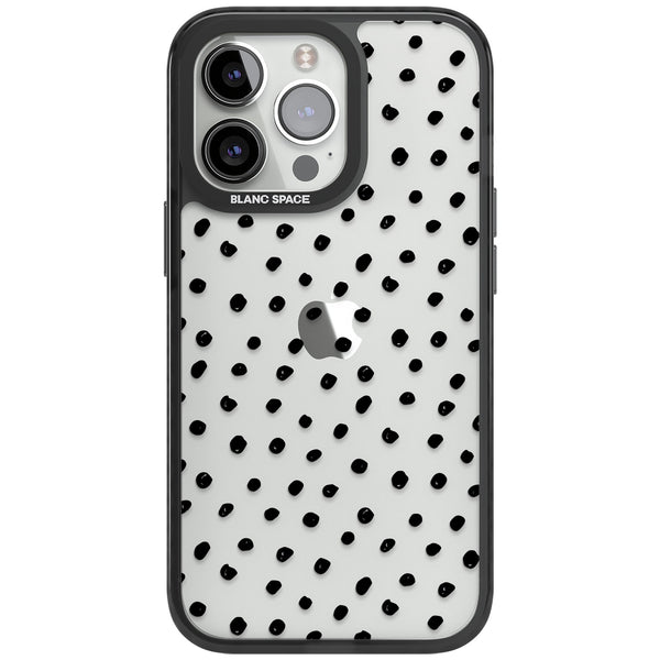 Messy Black Dot Pattern