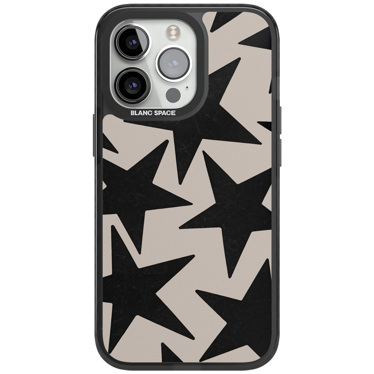 Black Superstars iPhone 12 Pro Max / iPhone 13 Pro / iPhone 13 Pro Max / iPhone 14 Pro / iPhone 14 Pro Max / iPhone 15 Pro / iPhone 15 Pro Max Impact Black Phone Case front