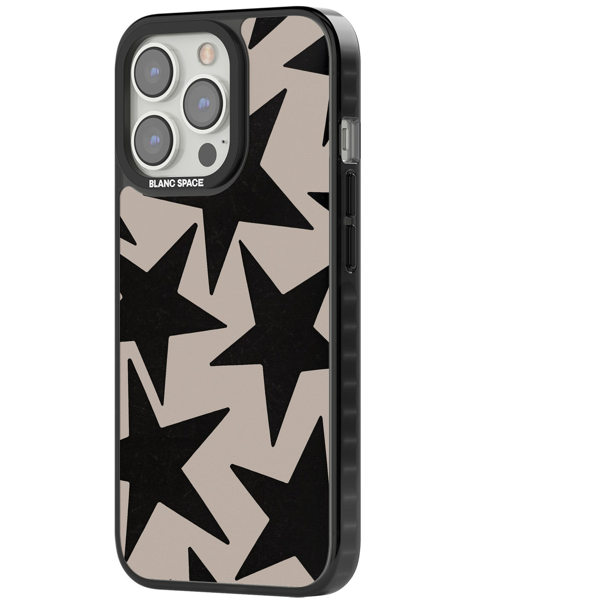 Black Superstars iPhone 12 Pro Max / iPhone 13 Pro / iPhone 13 Pro Max / iPhone 14 Pro / iPhone 14 Pro Max / iPhone 15 Pro / iPhone 15 Pro Max Impact Black Phone Case side
