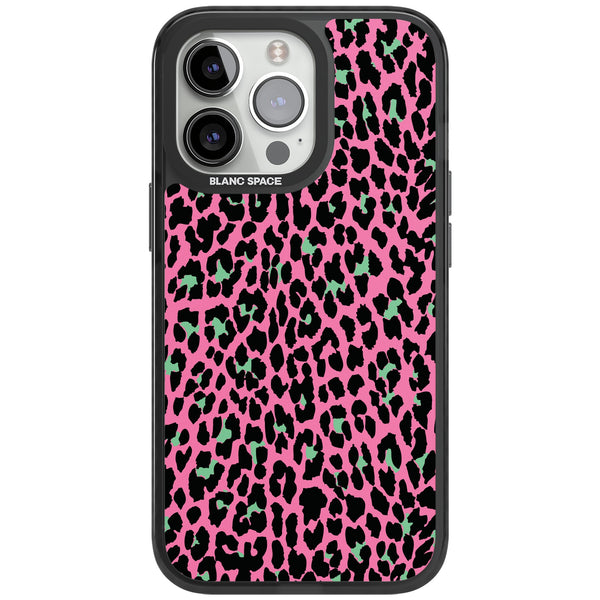 Pink & Green Leopard