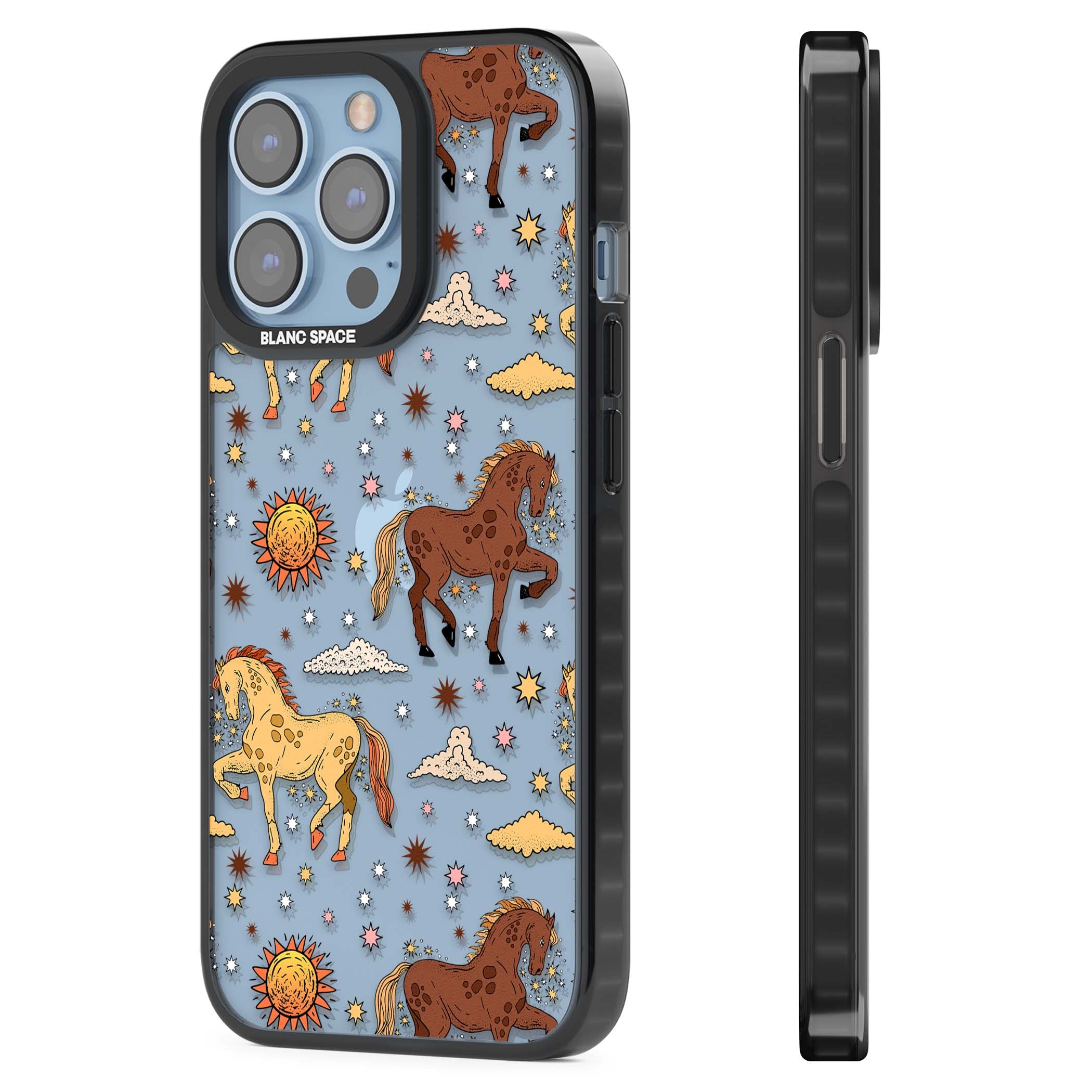 Elevate Your Phone'S Style With This Boho Celestial Sun & Eye Phone Case, Featuring A Mystical Blend Of Suns, All-Seeing Eyes, Butterflies, Stars, And