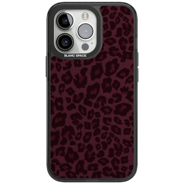 Burgundy Leopard