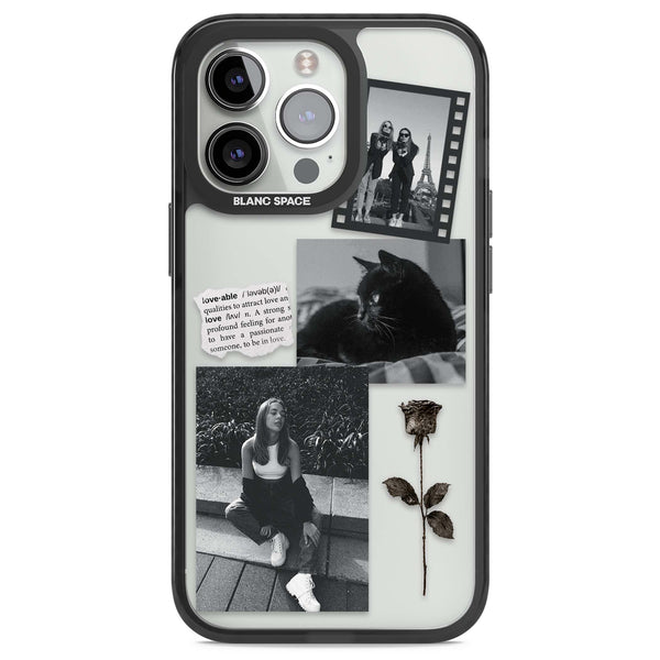 Personalised Black & White Scrapbook Photos