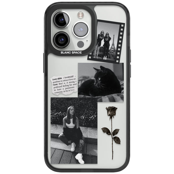 Personalised Black & White Scrapbook Photos