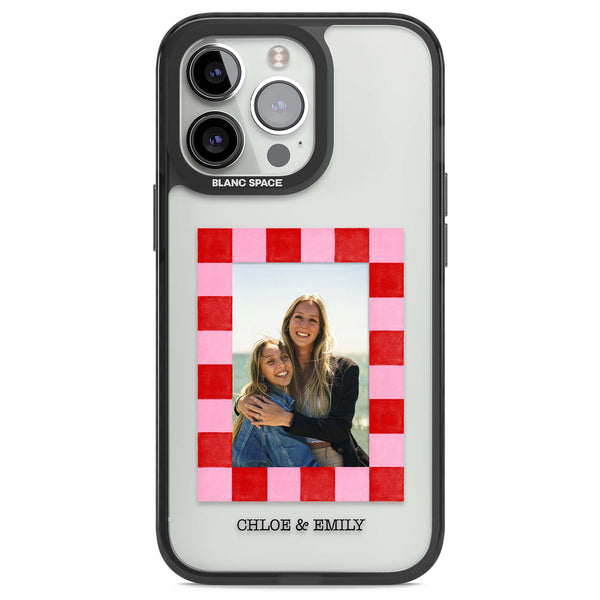 Personalised Bubblegum Check Photo