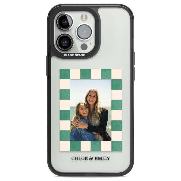 Personalised Seafoam Check Photo