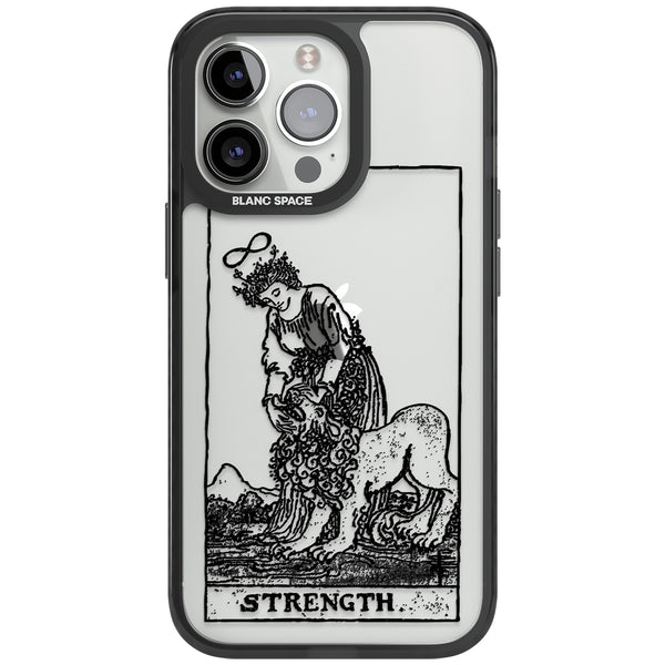 Personalised Strength Tarot Card (Clear)