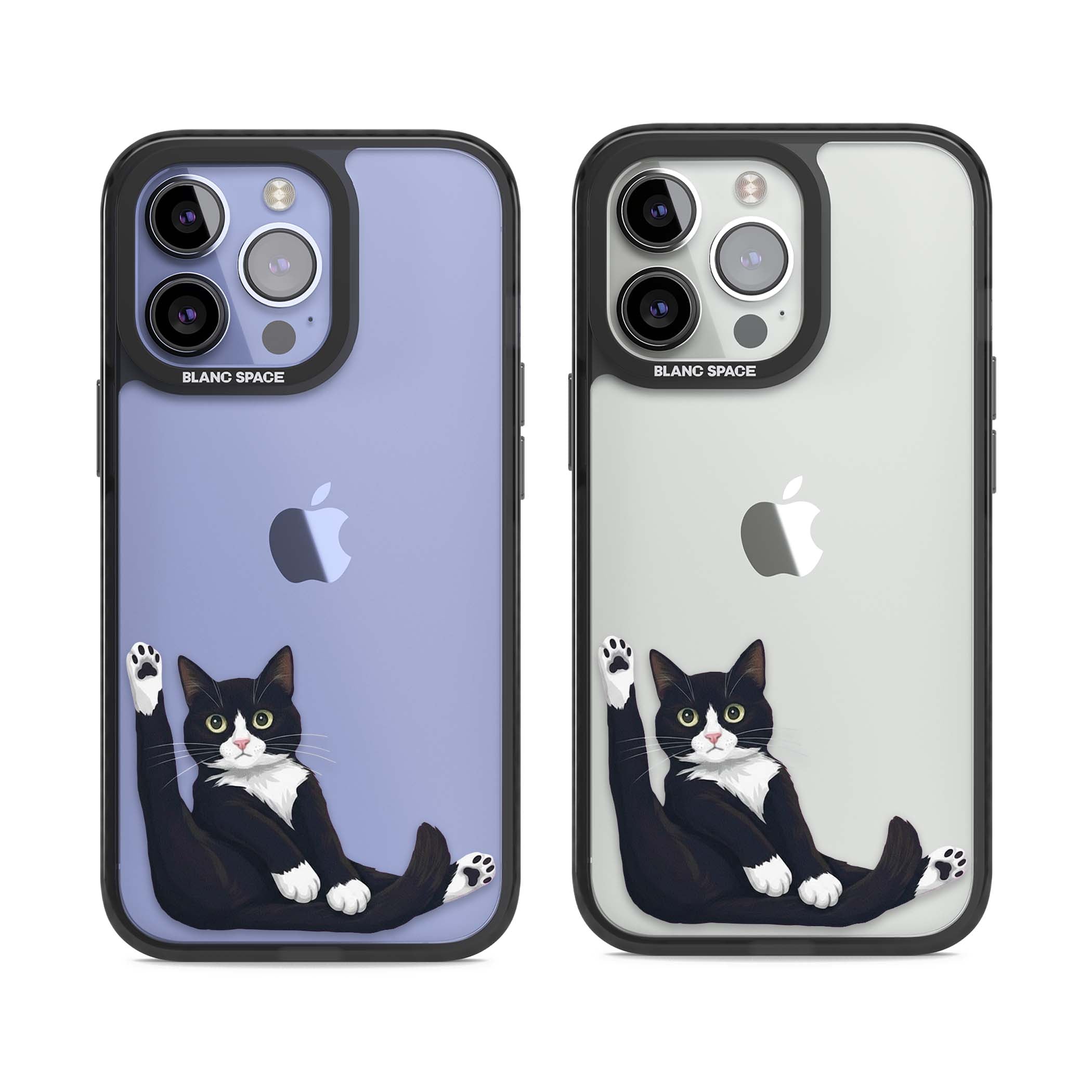 Mid-Groom Cat animals iPhone case | Black Impact case for iPhone 13 Pro, iPhone 14 Pro, iPhone 15 Pro